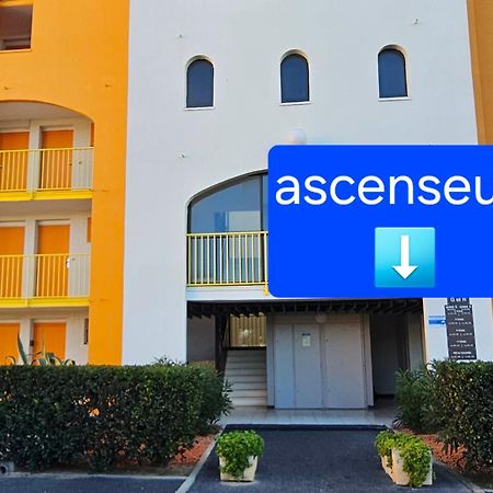 Appartement Vue Mer,Acces Direct Plage,Fibre,Clim,Parking Public Gratuit Le Barcarès Exterior foto