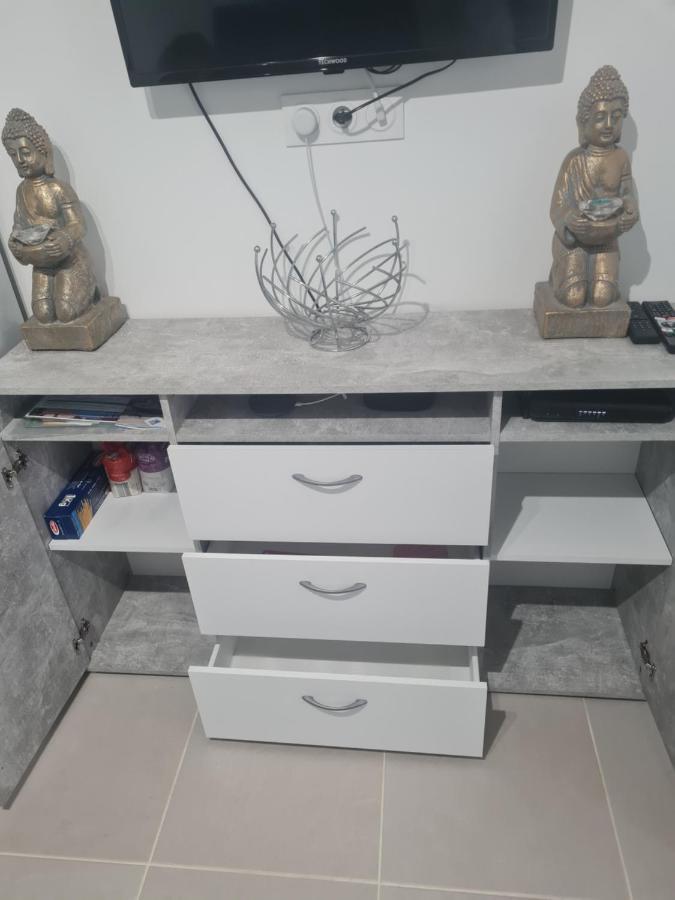 Appartement Vue Mer,Acces Direct Plage,Fibre,Clim,Parking Public Gratuit Le Barcarès Exterior foto